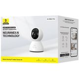 Uravas Store Baseus Security P1 Iç Mekan Wi-Fi Kamera, Aı Algılama, 360° Pan, Gece Görüşü, 256 Gb'a Kadar Microsd ve Google ve Alexa ile Çalışır,yapay Zeka Hareket Algılama,bebek Ağlaması Algılama,çift Yönlü Ses