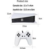 Uravas Store Beyaz Renkli 8bit USB Bağlantılı Taşınabilir 2 Kollu Retro Temalı Video Oyun Konsolu