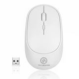 Uravas Store® Beyaz Renkli Ergonomik Sessiz Kablosuz Mouse – Usb Alıcılı, Ofis Ve Oyun İçin Konforlu Bilgisayar Faresi Ms6310