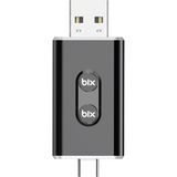 Uravas Store Bix CB02 2.4g/5g Wifi Carplay Android Auto Kabloludan Kablosuza Çevirici Usb-A Usb-C Çift Uçlu Hibrit Adaptör