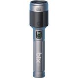 Uravas Store Bix Flashlight BX5102FL 60W Led, Max. 3000 Lümen Parlaklık ve 1000 Metreye Kadar Uzun Menzilli, Şarj Edilebilir, LED Güç Göstergeli ve Çok Modlu Acil Durum Kamp Elektrik Kesintileri Outdoor Için Kompa