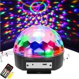 Uravas Store Bluetooth Özellikli Beyaz Renkli Işıklı Lazer LED Küre Disko Topu Parti Aydınlatması