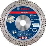 Uravas Store Bosch 1 x Expert Hard Ceramic Elmas Kesme Diski, Delik 10 mm (Sert Fayanslar Için, Sert Taş, Çap 76 Mm, Profesyonel Aksesuar, Mini Açılı Taşlama Makinesi)
