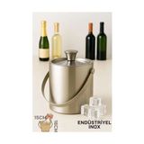 Uravas Store Buz Kovası Çift Cidarlı Yalıtımlı Endüstriyel Inox Şampanya Şarap Bira Soğutucu Bıg 722053