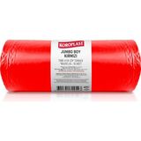Uravas Store Büzgülü Tıbbi Atık Poşeti Jumbo Boy 80X110 cm 10X10'LU Sızdırmaz Yırtılmaz Profesyonel Çöp Poşeti, Geri Dönüştürülebilir Kolay Bağlanır Tıbbi Atık Torbası, Hastane, Klinik Büzgülü Çöp Poşeti