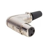 Uravas Store Canon Fiş Dişi 90 Derece L Tip Xlr Jack Fiş