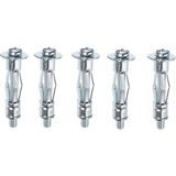 Uravas Store Çelik Alçıpan ve Boşluk Dübel Frt Tuğla Duvar Bims Paraşüt Dübeli 5X37 Metal 5 Adet