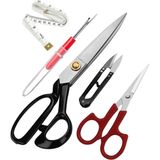 Uravas Store Çelik Profesyonel Kumaş Kesim Makası Set 8 No 20CM