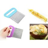 Uravas Store Chips Chopper Şekilli Sebze ve Meyve Dilimleyici