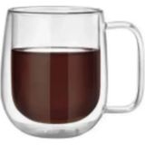 Uravas Store Çift Cidarlı Borosilikat Cam, Latte, Filtre Kahve, Süt, Bitki Çayı Kupa Fincan, 300 Ml, 1 Adet - 12769