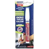 Uravas Store Çift Uçlu Su Bazlı Kokusuz Kalıcı Derz Kalemi Beyaz