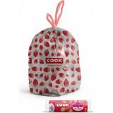 Uravas Store Cook Büzgülü Kokulu Çöp Torbası, Büyük Boy, Çilek Kokulu, 10 Adet/rulo