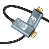 Uravas Store Coverzone HDMI To HDMI Kablo, 8k 60Hz 200CM Yüksek Hızlı, HDMI Kablo 2 Metre Kablo Uzunluğu Vrr Tv/ps5/ps4/ Xbox Series X/monitör ile Uyumlu ZR860