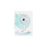 Uravas Store Coverzone Yüksekliği Ayarlanabilir 31CM - 37 cm Taşınabilir Masaüstü Mini USB Fan Şarj Edilebilir Telefon Tutuculu 3 Kademeli Vantilatör Soğutucu Mini Fan (Fs-21 - Beyaz)