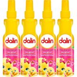 Uravas Store Dalin Kolay Saç Tarama Spreyi, 200 Ml, Badem Özlü, 4'lü Set