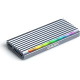 Uravas Store Dark USB 3.2 Gen2 Type C - M.2 Nvme & Sata SSD Rgb Led'li Disk Kutusu (Dk-Ac-Dsem5)