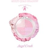 Uravas Store Dasique Işıltılı, Yumuşak Yapılı, Dökülme Yapmayan 4lü Far Paleti Multi Quad Shadow (02 Angel Crush)