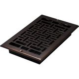 Uravas Store Decor Grates AJL610W-RB Oriental Duvar Kaydı, 15X25 Cm, Ovuşturulmuş Bronz Kaplama