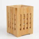 Uravas Store Deinhaus Bambu Kaşıklık, Mutfak Tezgahı Düzenleyici, Doğal Ahşap, 10X10X14 cm