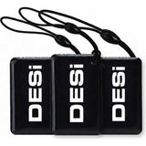 Uravas Store Desi Ic Kart Tag, Akıllı Kilit Sistemleri Için 3'lü Set, Siyah, Dijital Anahtar, Quic Serisi ile Uyumlu, Tek Dokunuşla Kolay Erişim