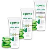 Uravas Store Doğal Aloe Vera Nemlendirici El ve Cilt Bakım Kremi 75 ml x 3 Adet