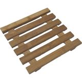 Uravas Store Doğal Bambu Nihale, Kare Şekilli, 15X15 Cm, Sıcak Tencere Altlığı