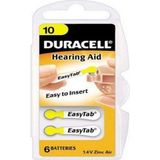 Uravas Store Duracell Easytab 10 PR70 6'lı Paket Işitme Cihazı Bataryası Kolay Sekme