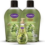 Uravas Store Duru Organik Zeytinyağlı Zeytin Çiçeği Sıvı Sabun 1,5+1,5+500ML