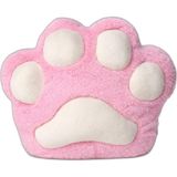 Uravas Store Ecrou 3 Boyutlu Pembe Pati Peluş Dekoratif Kırlent, Yastık 40 cm