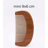 Uravas Store El Yapımı Ahşap Mini Saç Tarağı, 9x6 Cm, 2'li Paket, Saç Açma ve Tarama Için