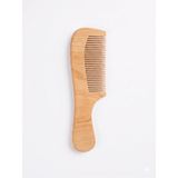 Uravas Store El Yapımı Doğal Ahşap Tarak, Sık Dişli, Klasik Stil, 18X6 cm