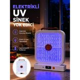 Uravas Store Elektrikli Sinek Öldürücü Uv Işıklı Masaüstü Cihaz Beyaz Renk