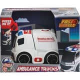 Uravas Store ER-247 Fast Wheels Ambulans Kamyonu -Erdem Oyuncak