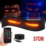 Uravas Store Esnek USB 5V Bluetooth Uygulama Kontrollü 16X64 LED Matrix Panel, Kayan Yazı Gösterimi