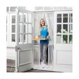 Uravas Store Faytek Mıknatıslı Pencere Kapı Sinekliği Sineklik Tülü Perde (105CM x 205CM) ( Lisinya )