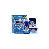 Uravas Store Finish Quantum 60 Kapsül Bulaşık Makinesi Deterjanı Tableti + Temizlik ve Bakım Seti