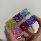Uravas Store Glitter Jel Far Paleti 6’lı, TYBQJ2C312O9YVMD42
