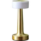 Uravas Store Gold Kare Mantar Masa Lambası Şarjlı Dokunmatik LED Aydınlatma