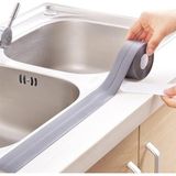Uravas Store Gri Duş Pvc Lavabo Küvet Tezgah Kenar Banyo Mutfak Pencere 3,2 mt Su Sızdırmaz Geçirmez Yalıtım Bant