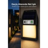 Uravas Store Güneş Enerjili Sensörlü Solar Aplik Dış Mekan Kapı Bahçe Teras Duvar Aydınlatma