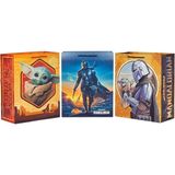 Uravas Store Hallmark Star Wars The Mandalorian 13" Büyük Hediye Çantası Paketi (3 Torba: Baby Yoda, Mandalorian, Grogu) Doğum Günleri, Noel, Babalar Günü, 4 Mayıs Için