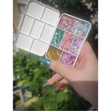 Uravas Store Hb Tasarım Glitter Jel Far Kremsi Jel Simli Far Paleti, 7242885299668