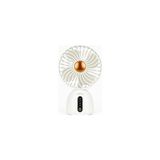 Uravas Store Hepu HP-F07 USB Şarjlı Sessiz Masaüstü Mini Fan 360 Derece Ayarlanabilir Gövde Vantilatör