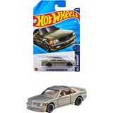 Uravas Store Hot Wheels - '89 Mercedes-Benz 560 Sec Amg (1/64) Pearl Slate Grey - Long Card - 2025 Case