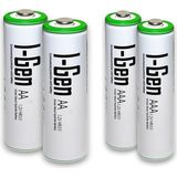Uravas Store I-Gen B180 2 Adet Aa 2700 Mah Şarjlı Kalem Pil + 2 Adet Aaa 900 Mah Şarjlı Ince Kalem Pil 1.2V Nı-Mh
