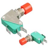 Uravas Store IC-176E / DS-438 Micro Switch Kırmızı Butonlu Ø12MM