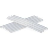 Uravas Store Ince Mum Silikon Çubuk 7.5 mm x 150 mm (20 Adet) | Şeffaf Sıcak Silikon Mum | Sıcak Silikon Tabancası Için Uyumlu Yapıştırıcı Çubuklar