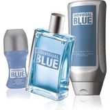 Uravas Store Individual Blue Erkek Parfüm Rollon Saç Vücut Şampuanı Üçlü Set