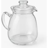 Uravas Store Isıya Dayanıklı Borosilikat Cam Demlik – 600 ml Şeffaf Çaydanlık, Filtreli Bitki Çayı ve Kahve Demleme Sürahisi, Kapaklı Cam Demlik