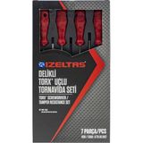 Uravas Store Izeltaş 4776008107 Delikli Torx Uçlu Tornavida Seti 7 Parça